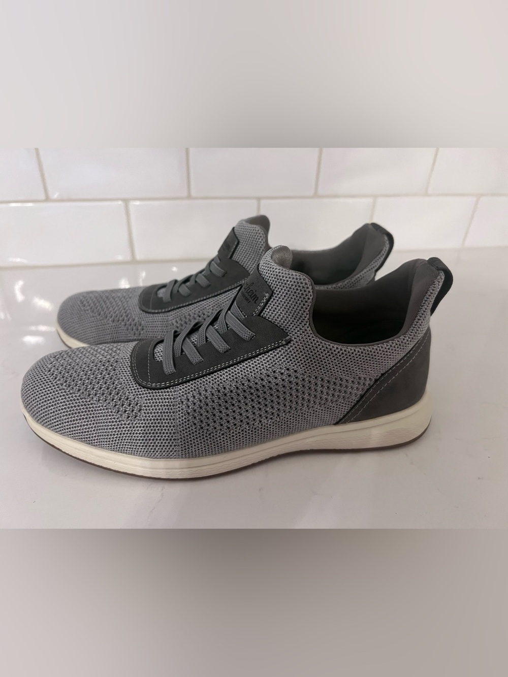 Florsheim Boy's Light Grey Knit Sneakers